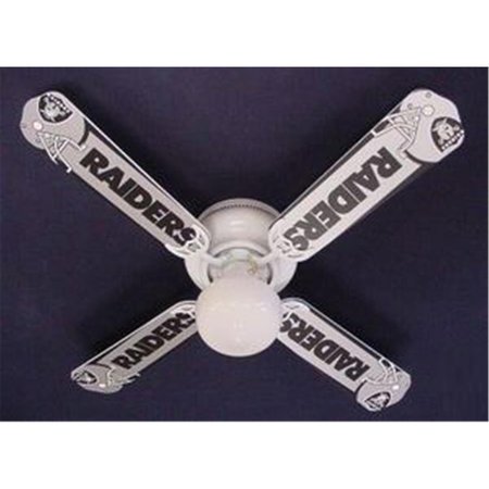 CEILING FAN DESIGNERS NFL Oakland Raiders Football Ceiling Fan 42 In. CE56591